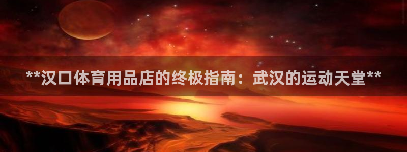 欧陆娱乐平台登录不上去：**汉口体育用品店的终极指南