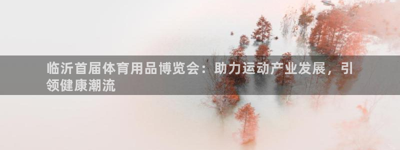 欧陆娱乐平台登陆地址在哪里：临沂首届体育用品博览会：助力运动
