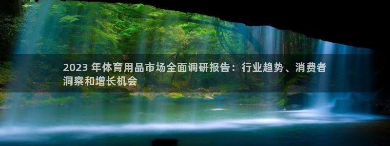 欧陆娱乐合法吗?：2023 年体育用品市场全面调研报
