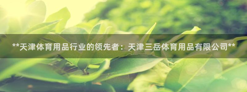 欧陆娱乐官方网站入口：**天津体育用品行业的领先者：