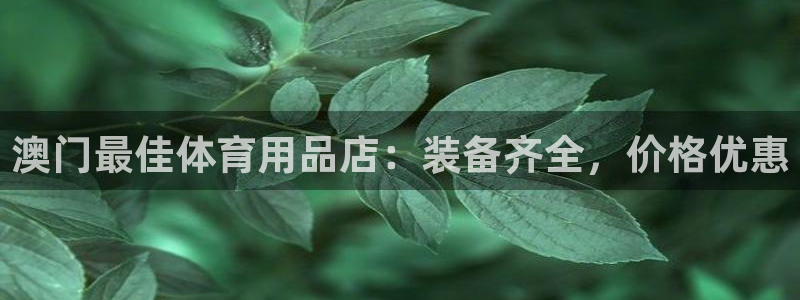 欧陆娱乐能提现嘛?：澳门最佳体育用品店：装备齐全，价