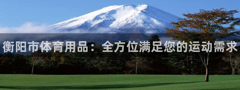 欧陆娱乐有限公司招聘：衡阳市体育用品：全方位满足您的运动需求